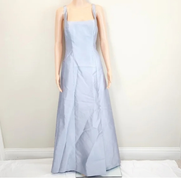Alfred Sung Sleeveless Square-Neck Princess Line Gown Size 8 - Picture 11 of 12